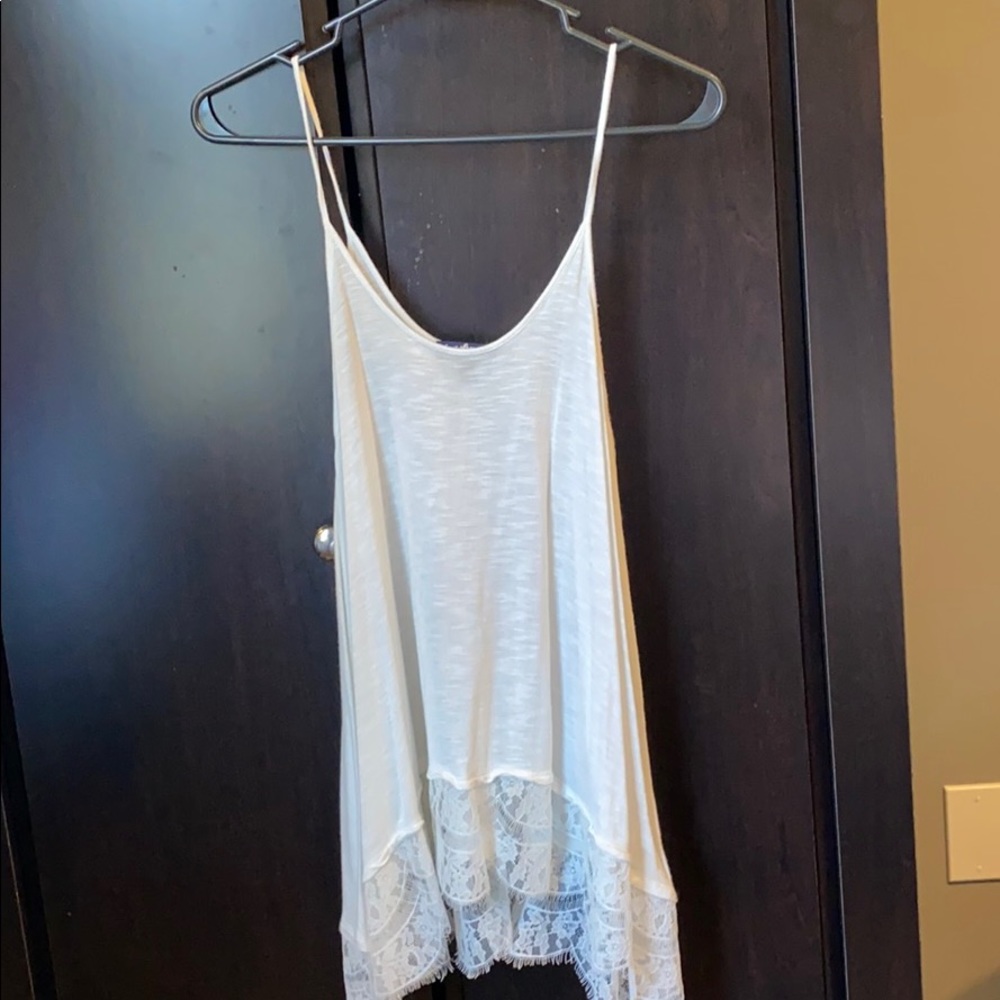 White Lace Tank Top